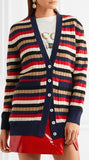 Reversible Knit Cardigan Sweater