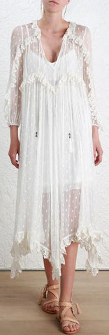 Divinity Scallop Resort Dress