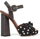 Polka Dot Sandals - White or Black