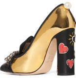 Embellished Buckle Pump