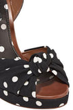 Polka Dot Sandals - White or Black