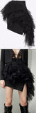 Asymmetrical Ruffle Mini Skirt | DESIGNER INSPIRED FASHIONS