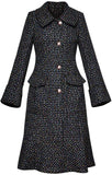 Single Breasted Tweed Coat