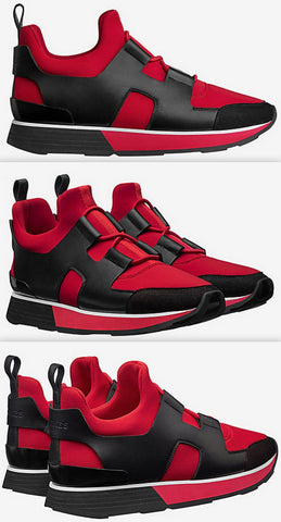 Player Sneaker, Red & Black