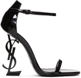 Black Patent Opyum Sandals