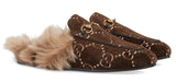 Princetown GG velvet slippers