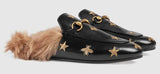 Princetown Embroidered Leather Slipper