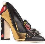 Embellished Buckle Pump