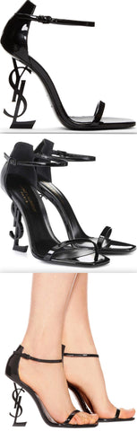 Black Patent Opyum Sandals
