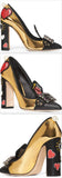 Embellished Buckle Pump