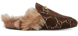 Princetown GG velvet slippers