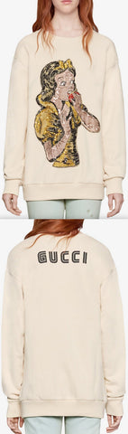 Sequin Snow White Sweatshirt