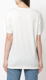 Mystic Cat and Guccy Print T-Shirt, White