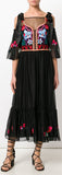 'Botanist' Cold Shoulder Dress