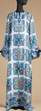 Print Long Maxi Kaftan Dress-Multi Color
