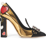 Embellished Buckle Pump