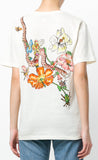 Logo T-shirt with Floral and Snake Print | DESIGNER INSPIRED FASHIONS