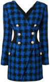 Fitted Tartan Dress