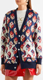 Reversible Knit Cardigan Sweater