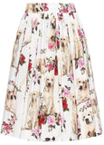 Dog & Rose Printed Skirt