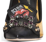 Embellished Buckle Pump