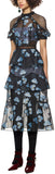Fil Coupe Open Back Cape Dress - DESIGNER INSPIRED FASHIONS