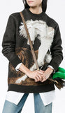 Horse & Lion Knit Sweater
