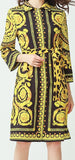 Baroque Print Shirt-Dress