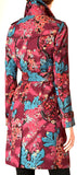 Floral Print Trench Coat