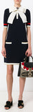 Bow-Embellished Knitted Dress - DESIGNER INSPIRED FASHIONS