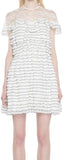 Ruffled Lace Mini Dress