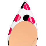 'Pigalle Follies' Patent Polkadots 100 mm Pumps | DESIGNER INSPIRED FASHIONS