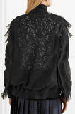 Lace Ruffle Bomber Jacket | DESIGNER INSPIRED FASHIONS