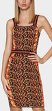 Print Jacquard Mini Dress