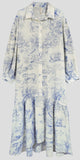 Jungle Print Midi Shirt Dress