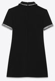 Sixties Dress with Rhinestone Detailing
