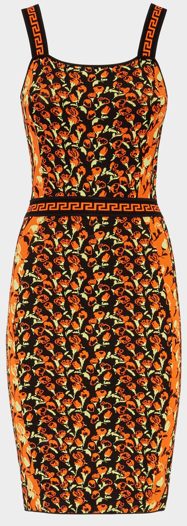 Print Jacquard Mini Dress