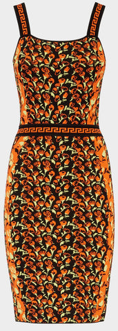 Print Jacquard Mini Dress
