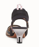 Multicolor Technical Mesh Slingbacks