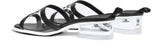 PVC and Lambskin Transparent Logo Mules, Red or Black