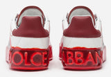 Portofino Melt Sneakers in Printed Nappa Calfskin - Red or Purple