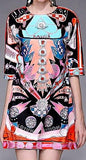 Printed Mini Dress