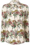 Animal Hand-Held Bouquet Printed Shirt