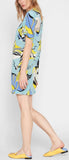 'Frida' Print Silk Dress | DESIGNER INSPIRED FASHIONS