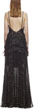 Metallic Polka Dot Maxi Dress