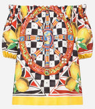Sicilian Carretto Off-Shoulder Top