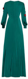 Flower Appliques Gown