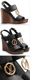 'Vedette' Wedge Sandals