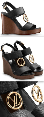 'Vedette' Wedge Sandals