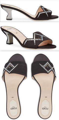 Crystal Embellished Slides | DESIGNER INSPIRED FASHIONS